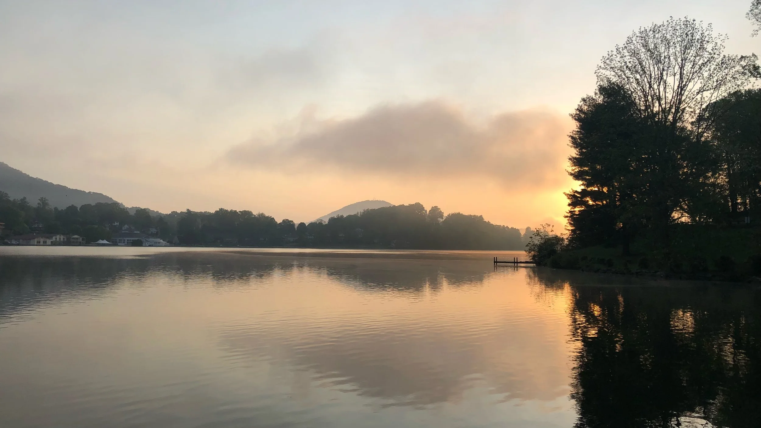 LJ sunrise from footbridge.jpg