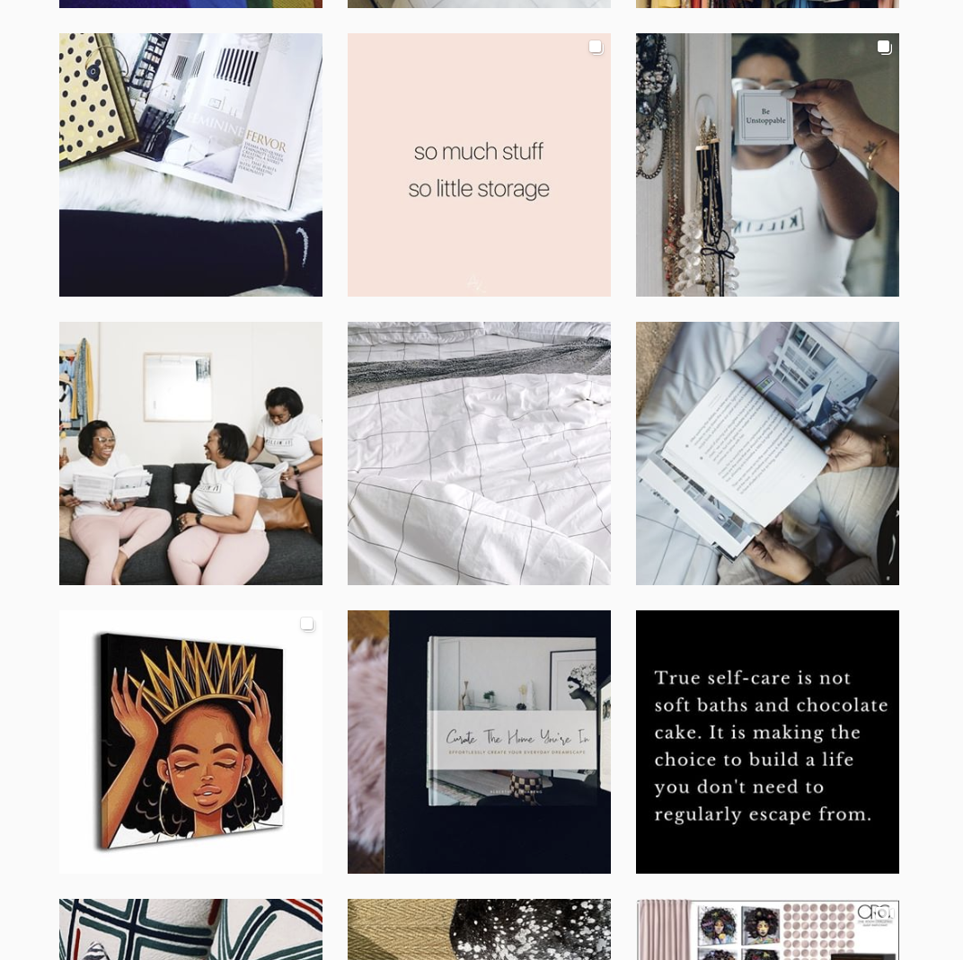 Instagram Feed with Branded Photography