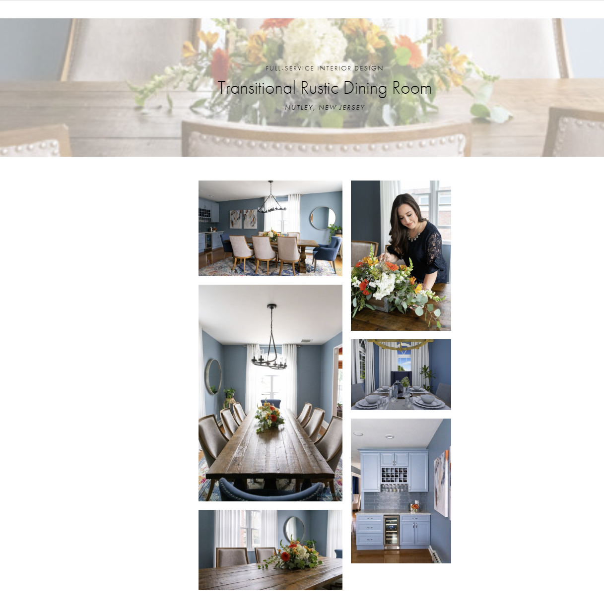 Professional photos for online portfolio