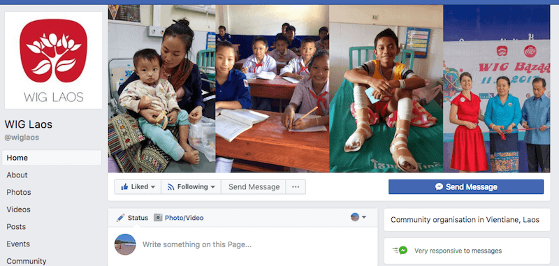 One of my projects here in Laos was managing social media for a local charity group; personally rewarding yet unsustainable for my business