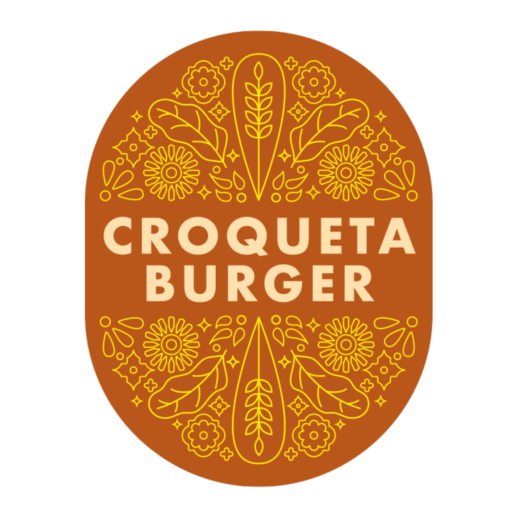 Croqueta Burger — Keely Reyes Graphic Design and Illustration