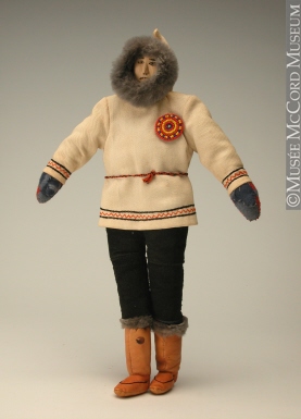 Doll, Inuit, 20th century. Gift of Dr. Walter Pfeiffer, M976.102.13, © McCord Museum. 