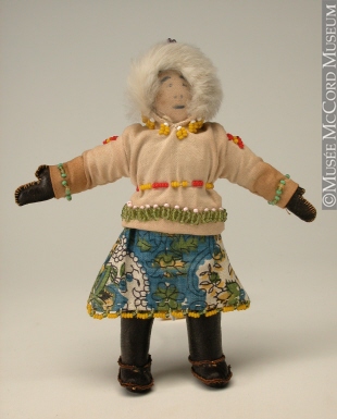 Doll, Inuit, 20th century. Gift of Dr. Walter Pfeiffer, M976.102.14, © McCord Museum.  