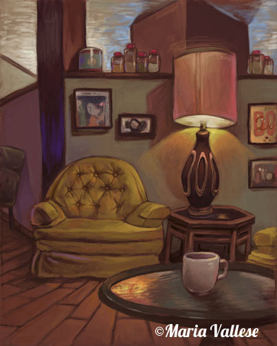 tramontane cafe, utica ny, utica ny art, utica art, retro sorrento, retro sorrento illustration, maria vallese, tram cafe, #madeinutica