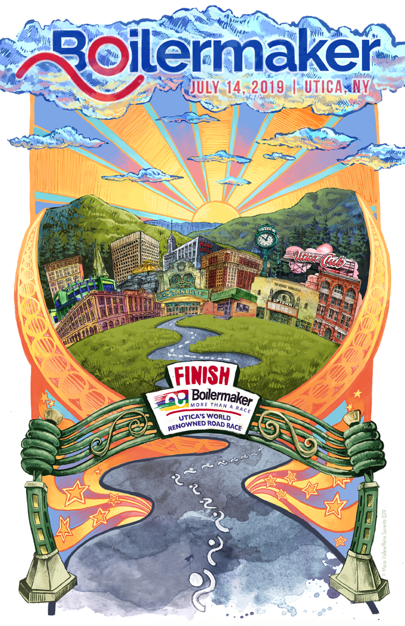 Boilermaker Road Race Poster 2019