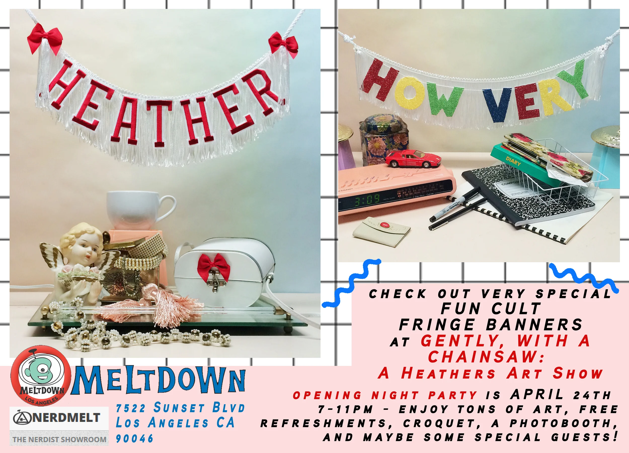FUN CULT was part of a show curated for MELTDOWN inspired by HEATHERS