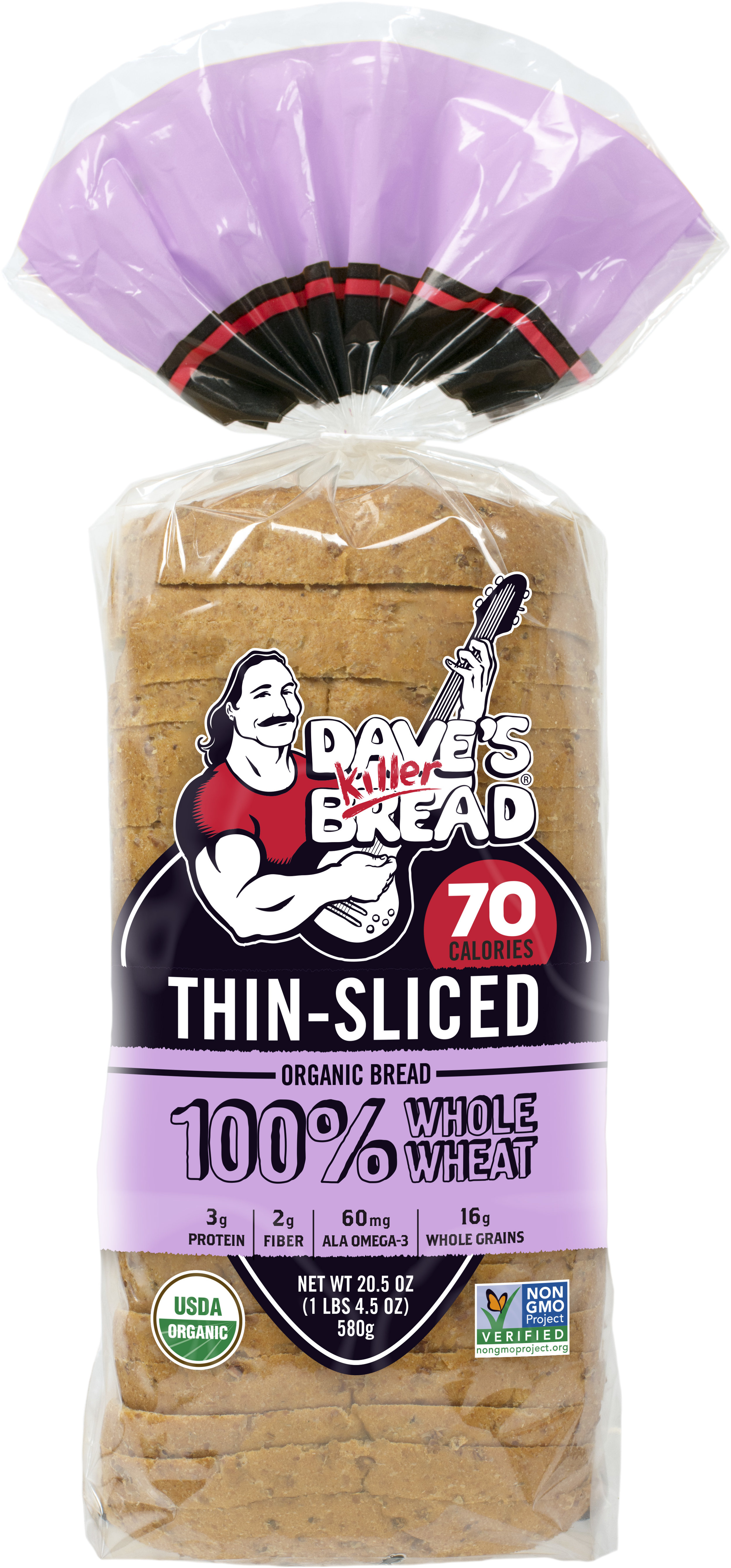 100% Whole Wheat Thin-Sliced — Dave's Killer Bread ...