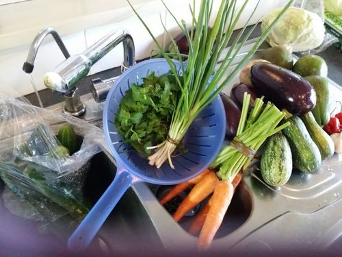 Delicious local vegetables 