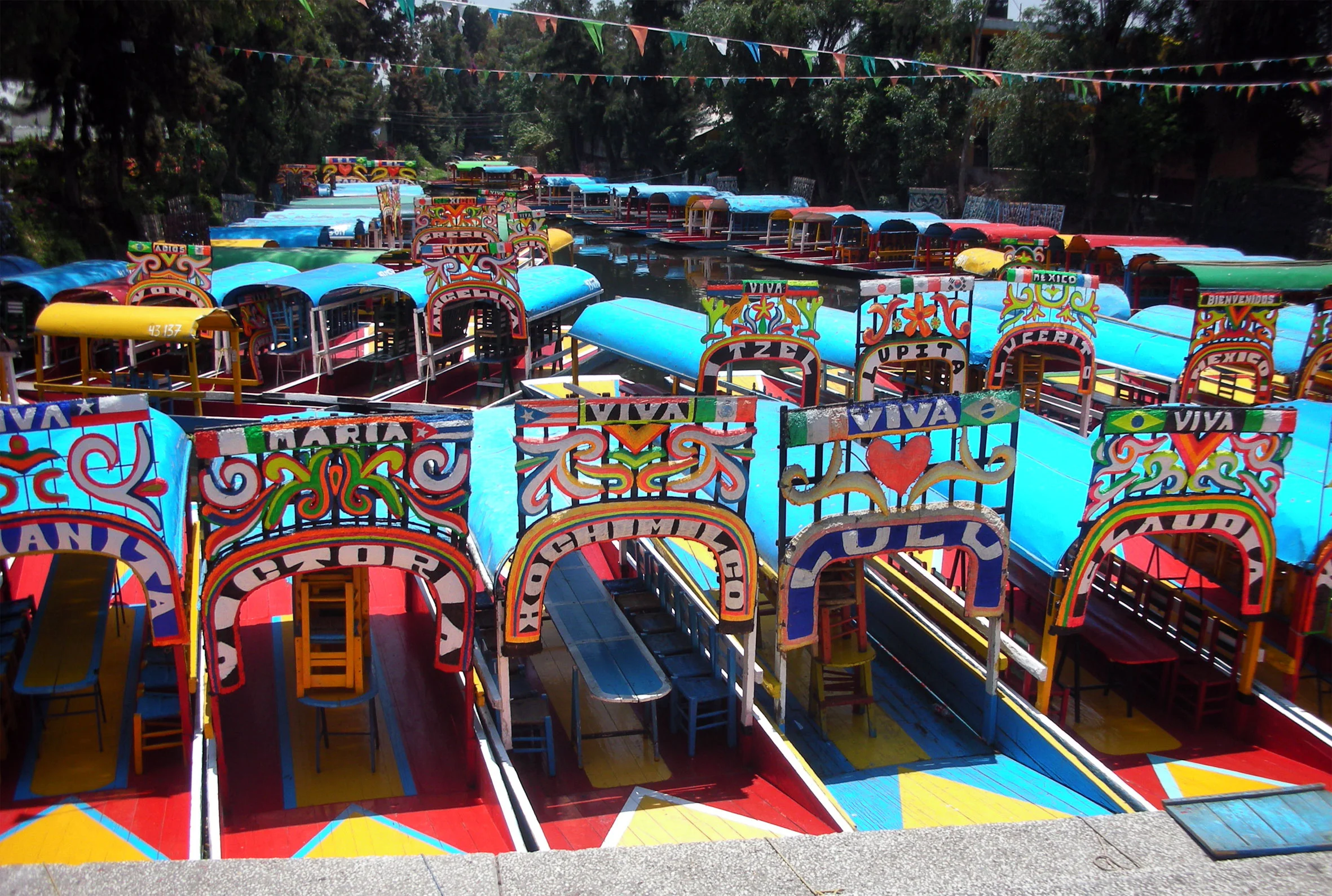 Mexico - Canal Boats