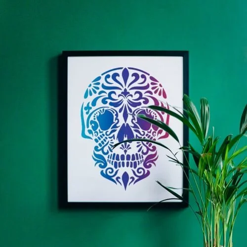 For the grown ups (and teens!) Day of the Dead Wall Art @ The Duck and Dagger