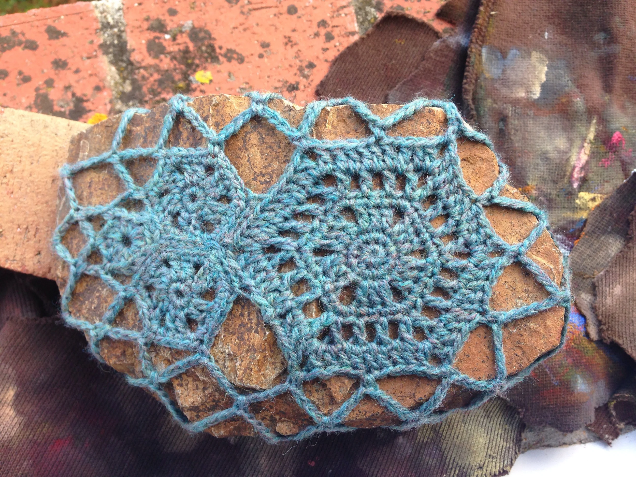 Hexagons.