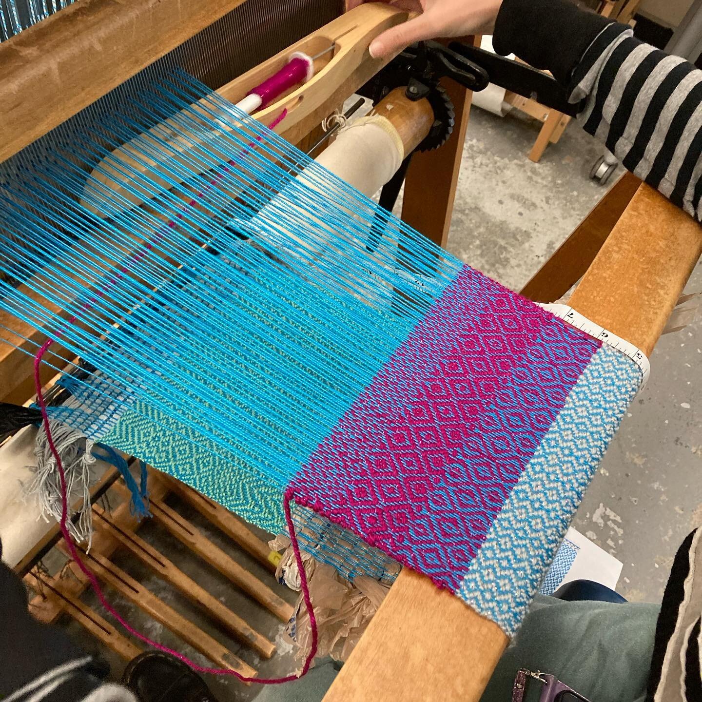 After painstakingly dressing their looms and &ldquo;trusting the process,&rdquo; my students have now been weaving their first textiles, and dressing the loom finally turned into a labor of love! I am so happy that my students are excited about my cl