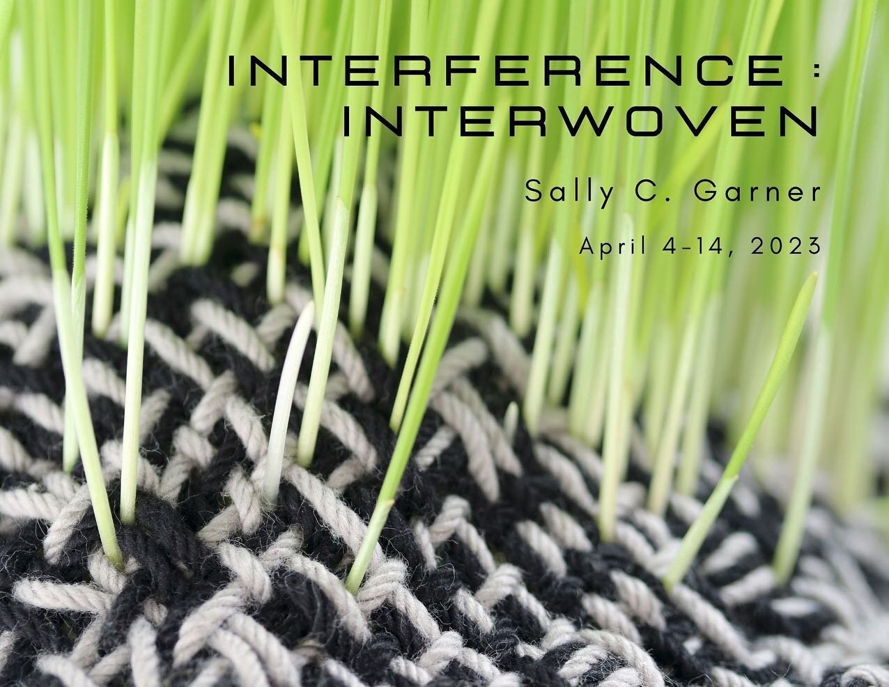 Interference : Interwoven, my MFA thesis show, will be on view at the ArtsXchange in the Jack Sinclair Gallery from 4/4-4/14. The reception will take place Friday, 4/7, 6-9pm. Then, the following Sunday I will lead an Art Hike to view the site-specif