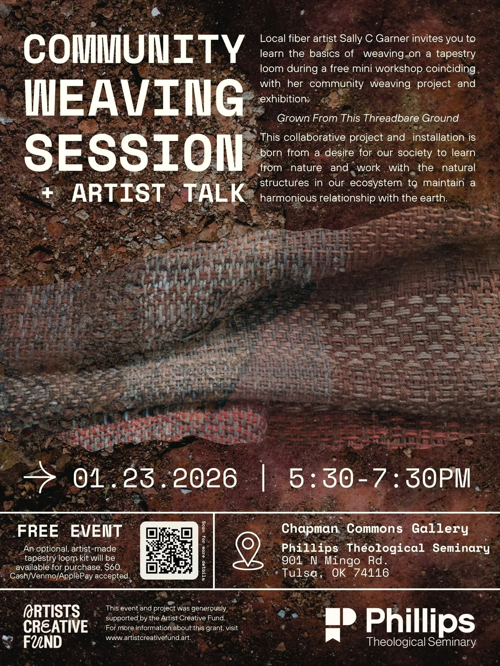 FINAL Community Weaving Session Poster.jpg