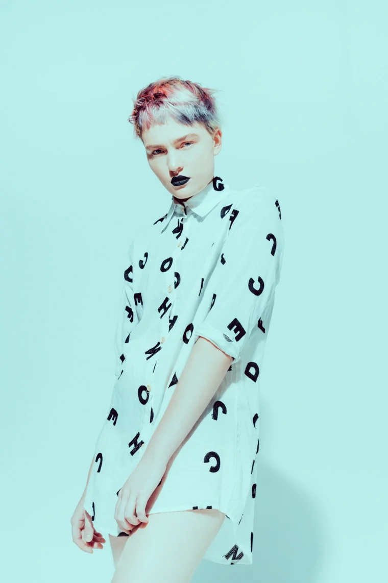 'ABCIN3D' Model: Anna Reynolds Art direction & styling; Georgia Wallace, Miranda Emblem Photography: Georgia Wallace Hair & makeup: Miranda Emblem