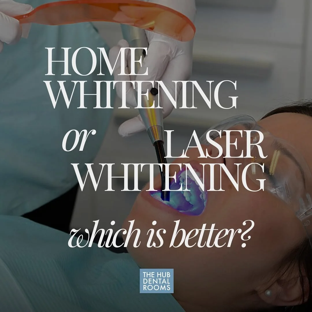 ✨Considering a brighter smile but unsure which whitening option is right for you?

⚡️With at-home whitening, you can lighten your teeth gradually, right from the comfort of home - perfect for those looking for a gentle, affordable solution. 

✨For fa