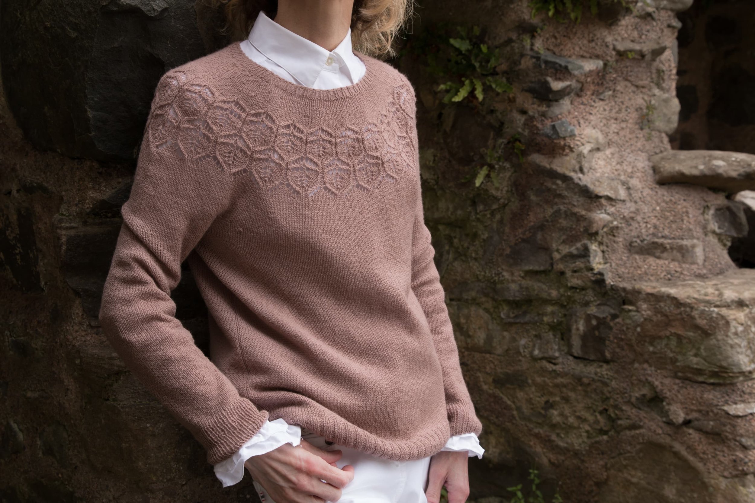 Adelaide : designer Isabel Kraemer for Brooklyn Tweed Wool People 12 : Vale in Arabesque 