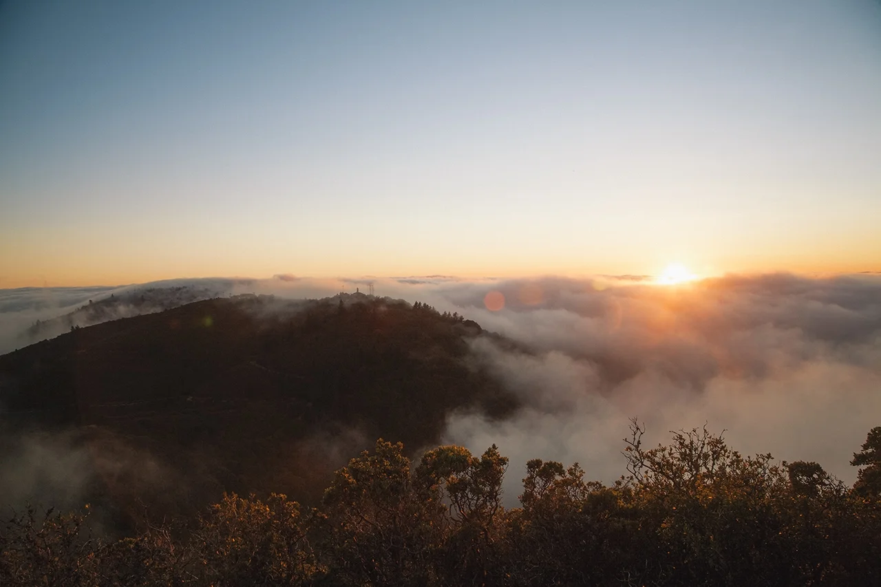 Sunrise over mountain