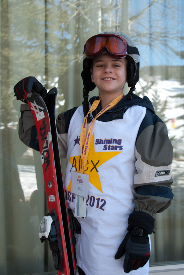 Alex at the Aspen Winter Games