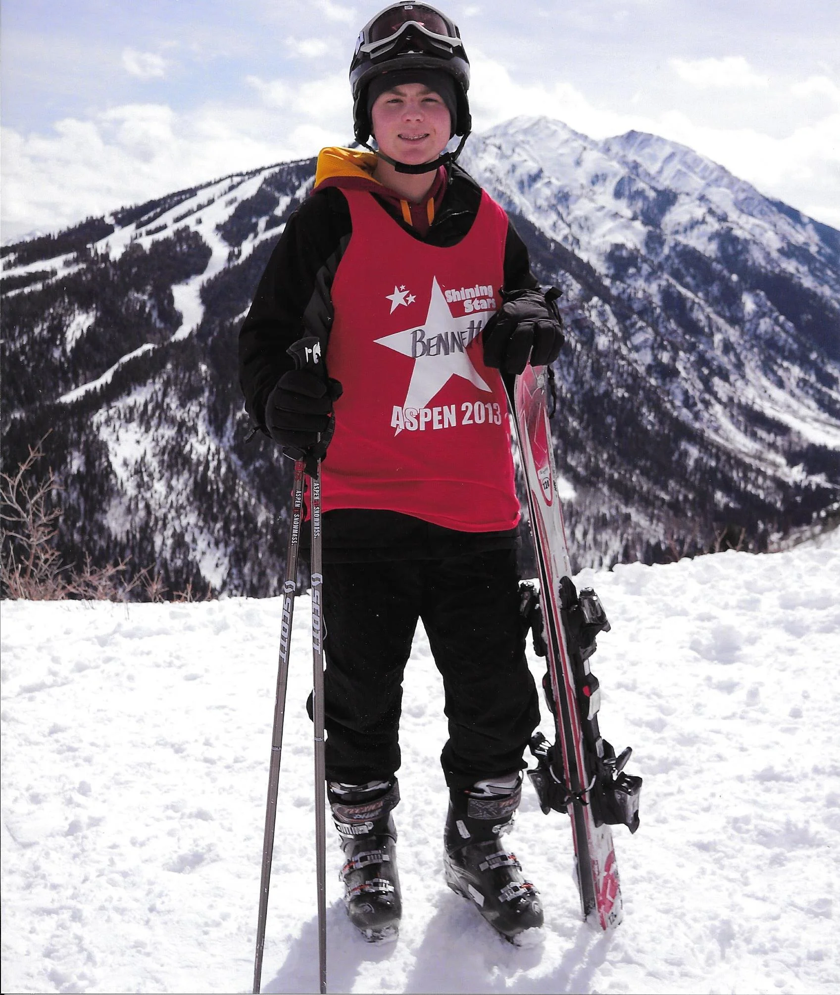 Bennett at the Winter Games Program