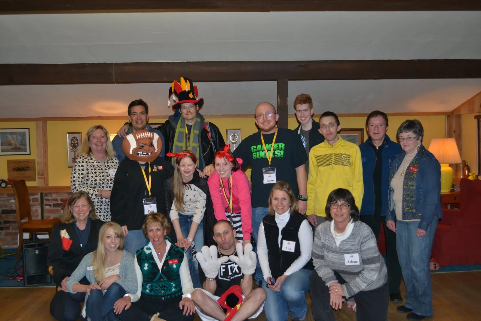 Kat and a group of new friends at the Young Adult Rocky Mountain Adventure Program