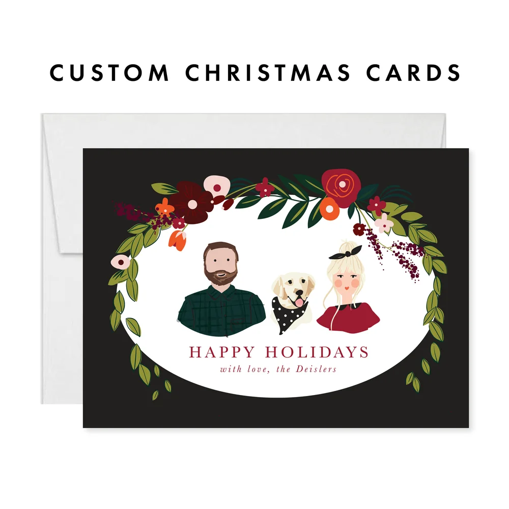 5x7 christmas card prints — west 5th