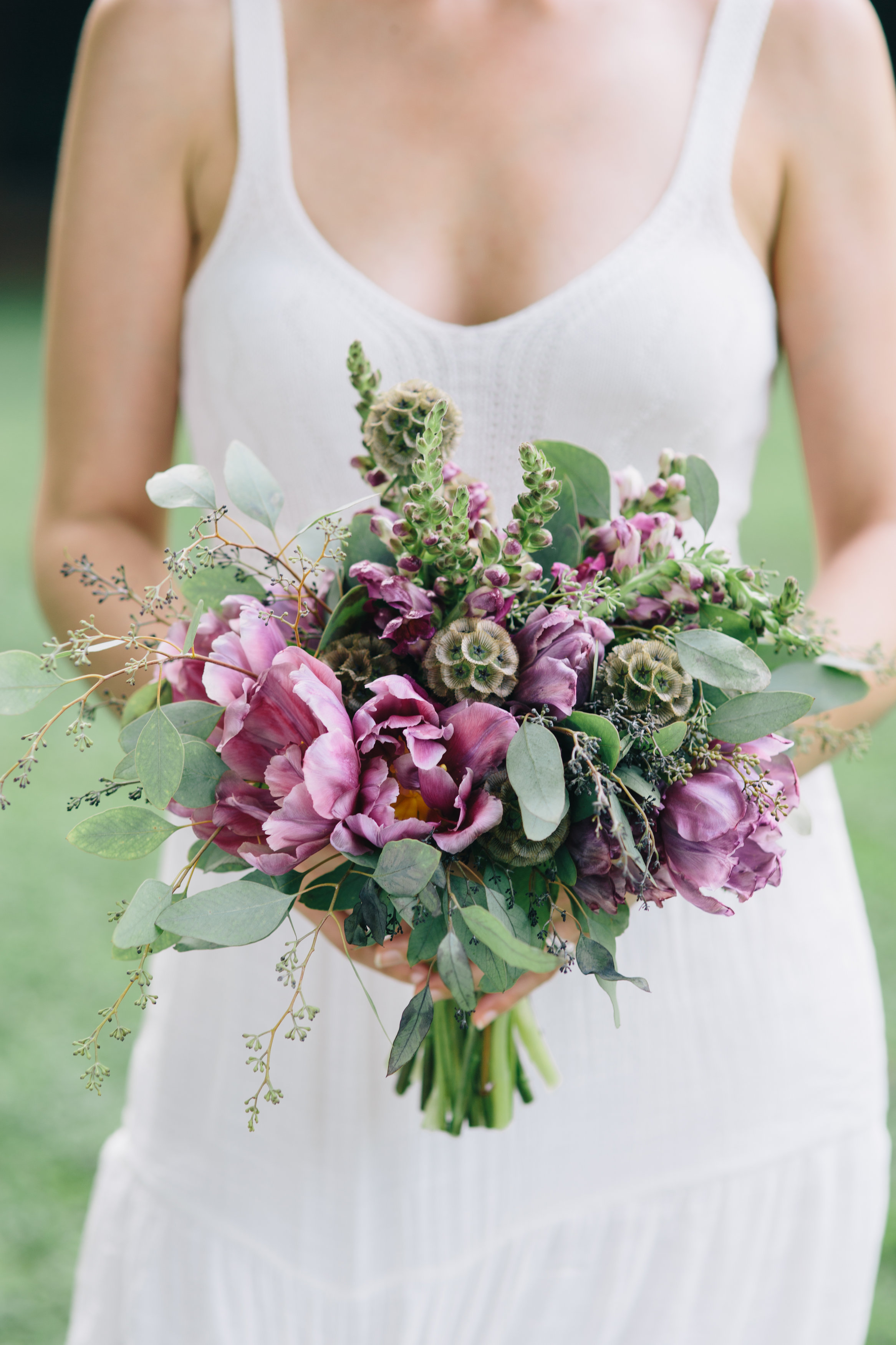 tulip love bridal bouquet 