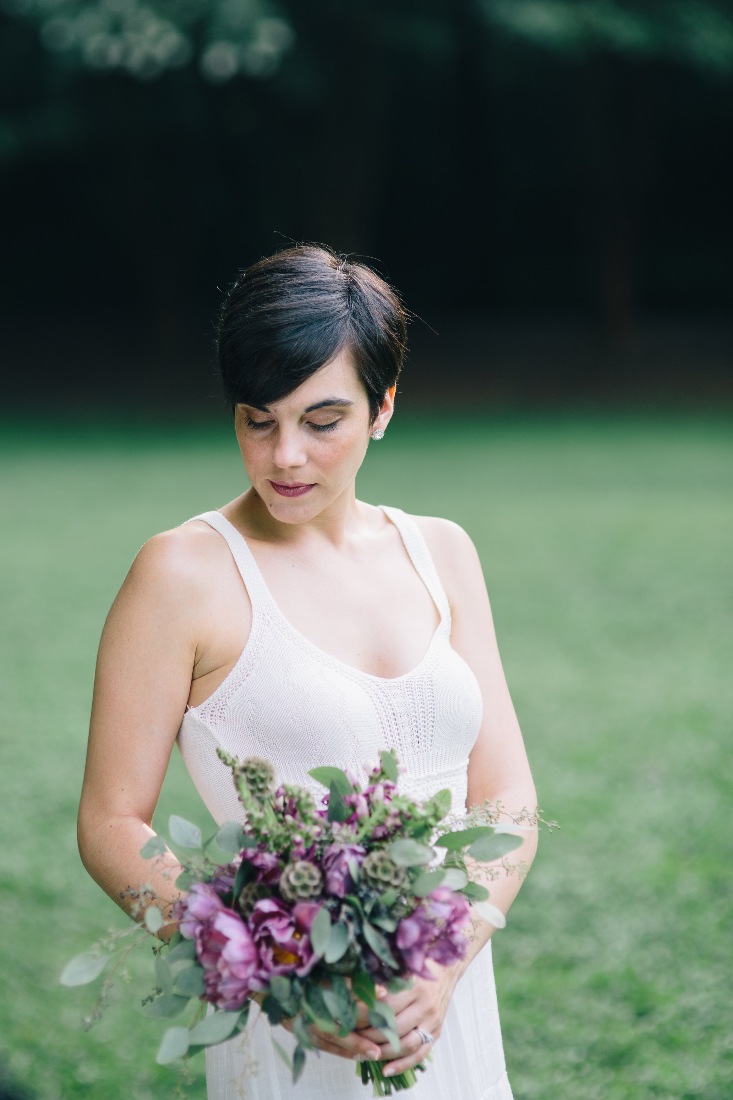 tulip love bridal bouquet