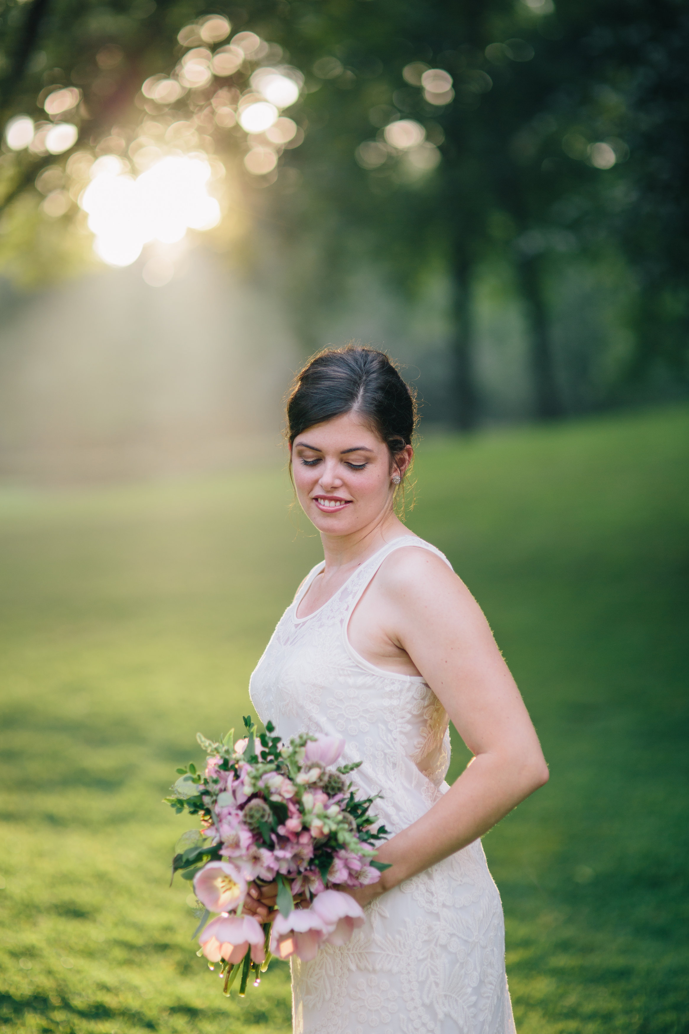 tulip love bridal bouquet