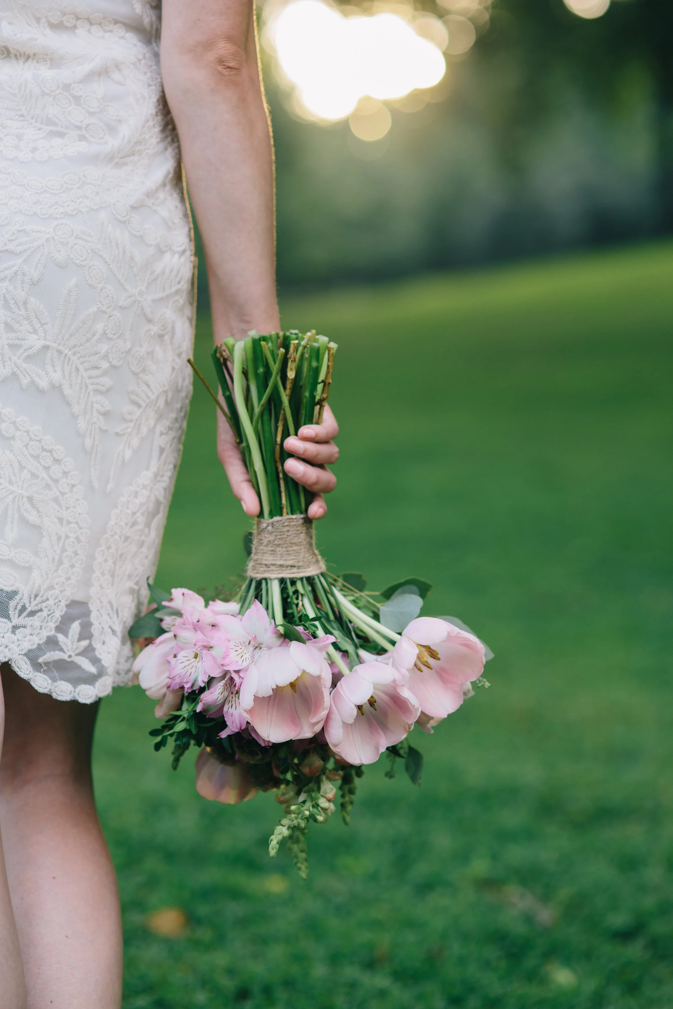 tulip love bridal bouquet