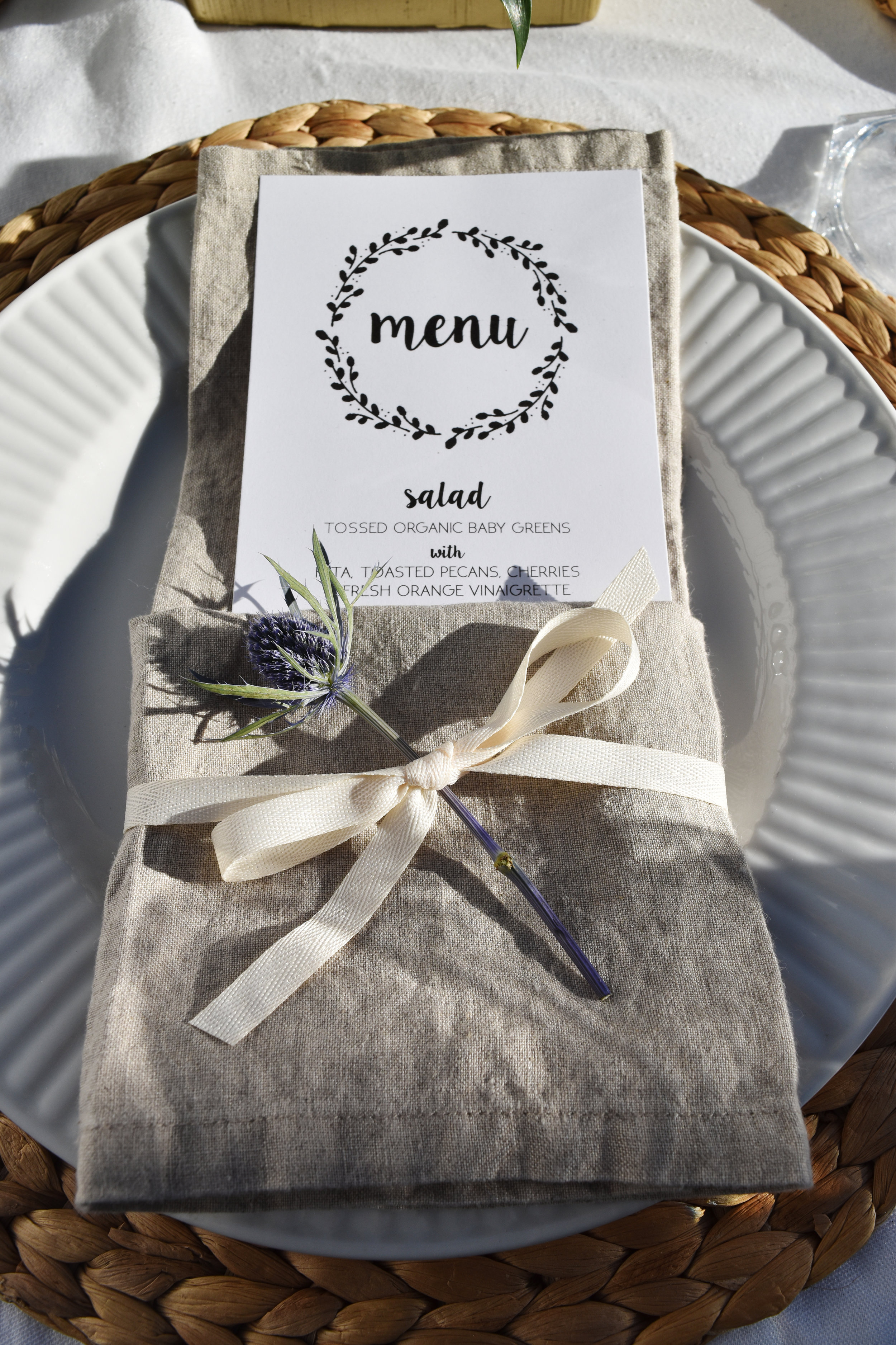 rustic chic wedding tables cape