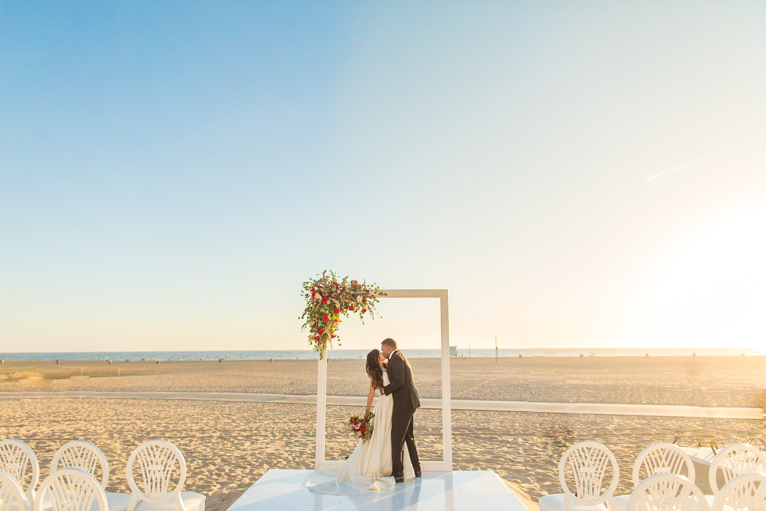 wedding at shutters on the beach