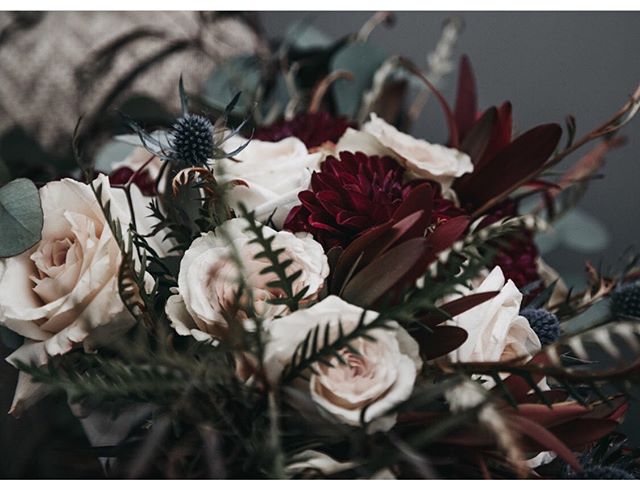 details from a moody bridal bouquet last year!