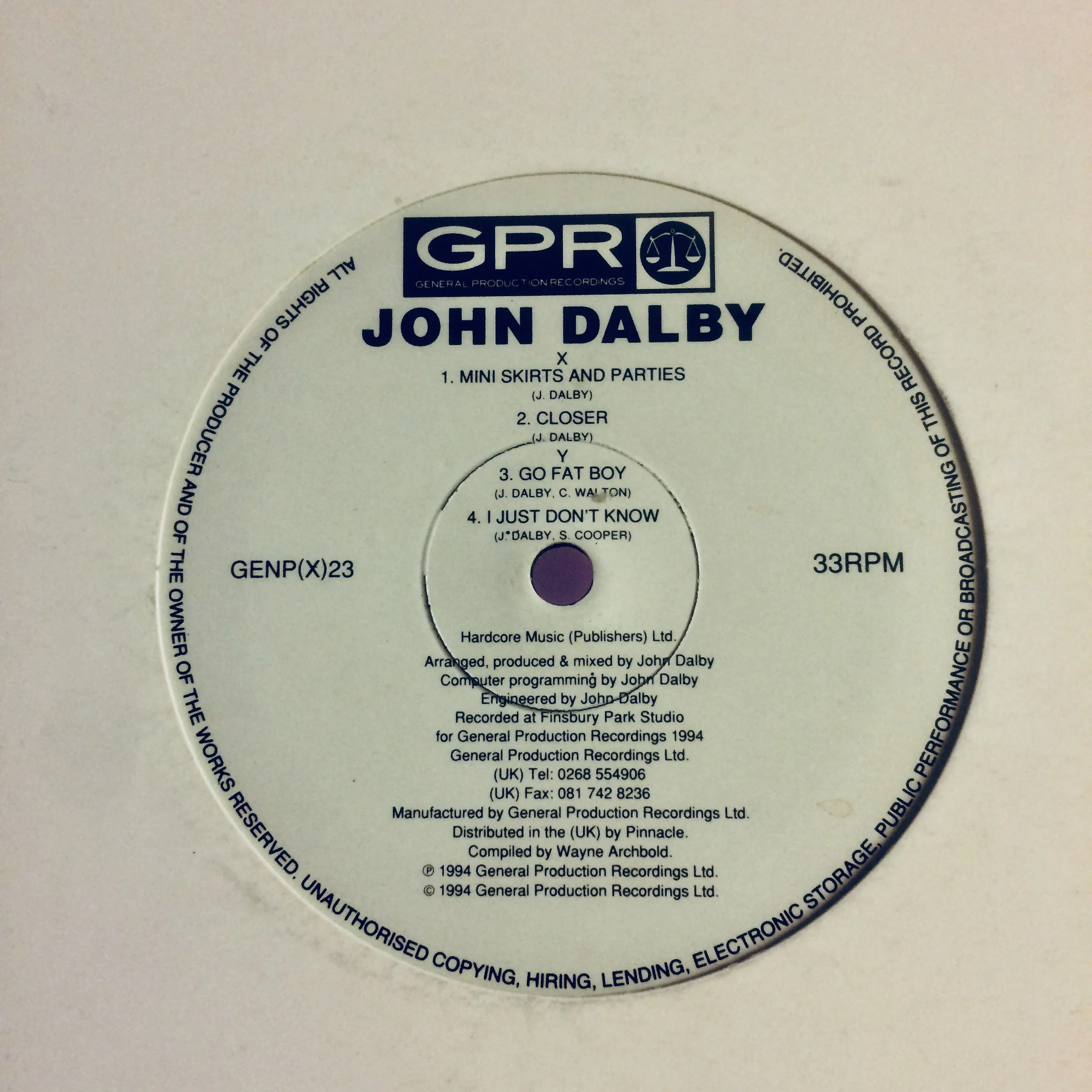John Dalby – Mini Skirts And Parties EP