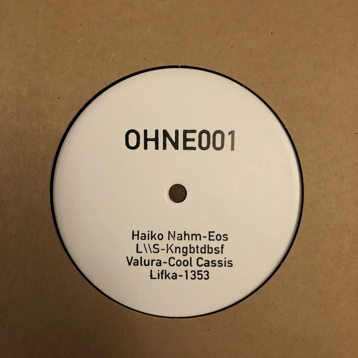 VARIOUS - OHNE001 [OHNE KOMMERZIELLEN WERT]