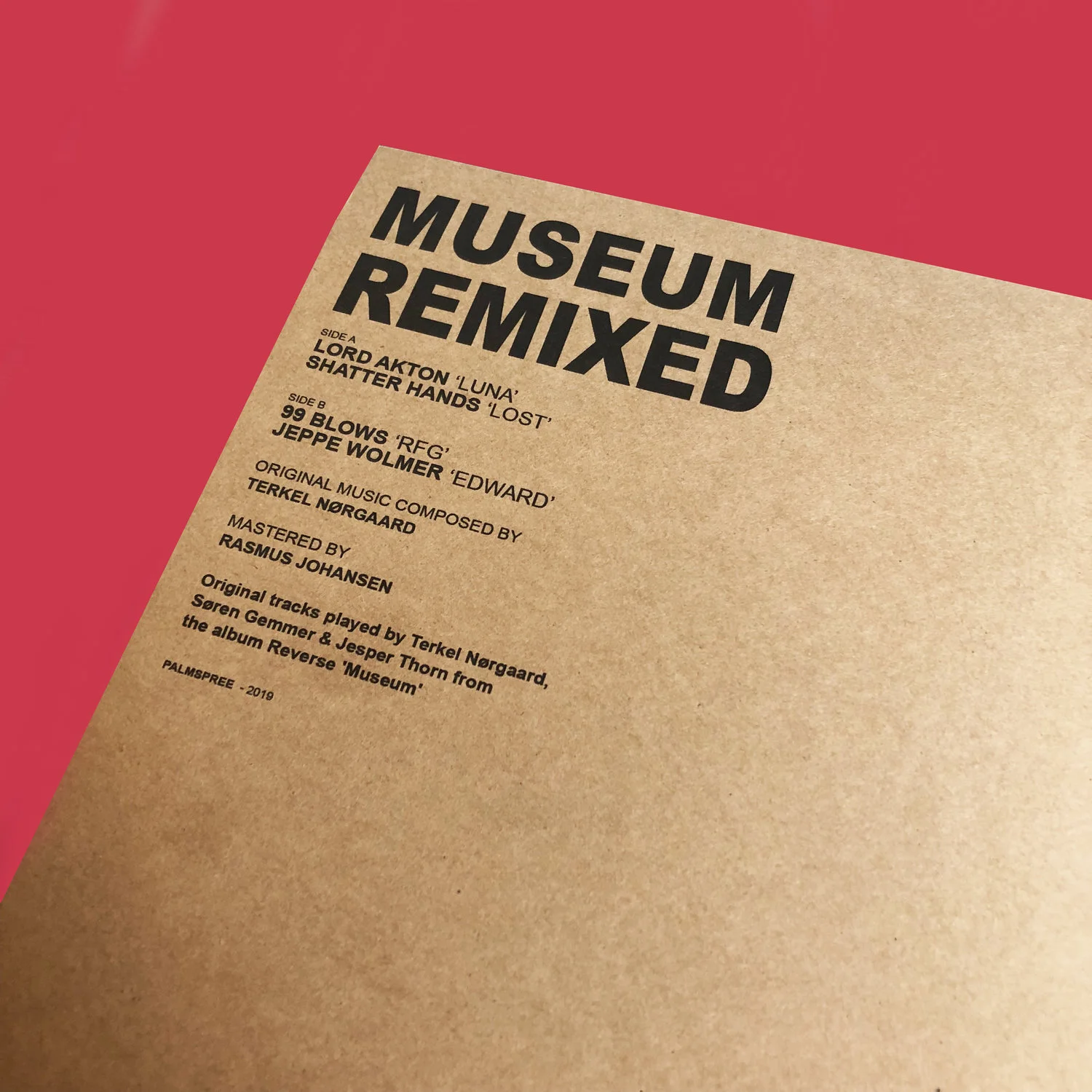 TERKEL NØRGAARD - MUSEUM REMIXED [PALMSPREE]