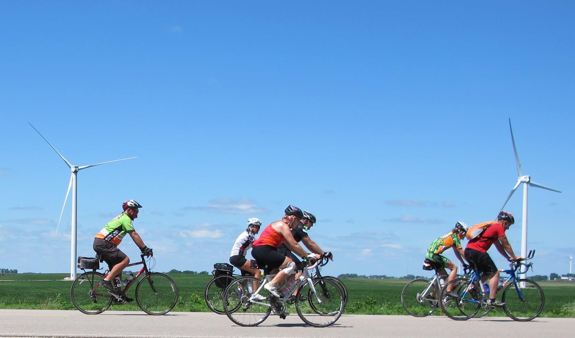 Wind machines signaled whether we fought headwinds or cruised with breezes coming from behind.