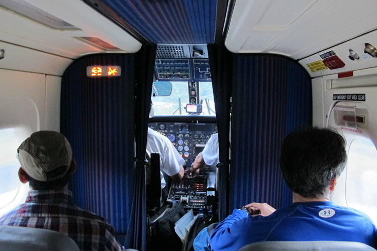 The flight from Kathmandu to Lukla