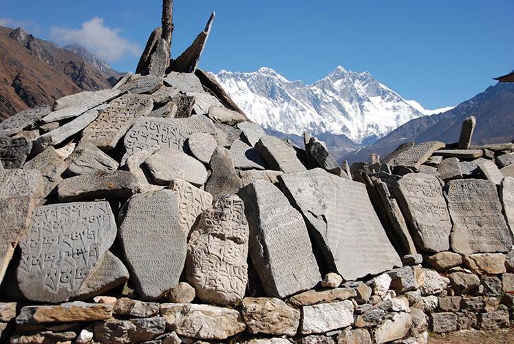 Mani prayer stones