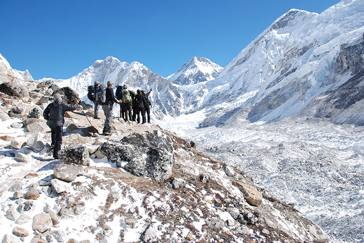 High in the Khumbu, nearing the end of the trail.