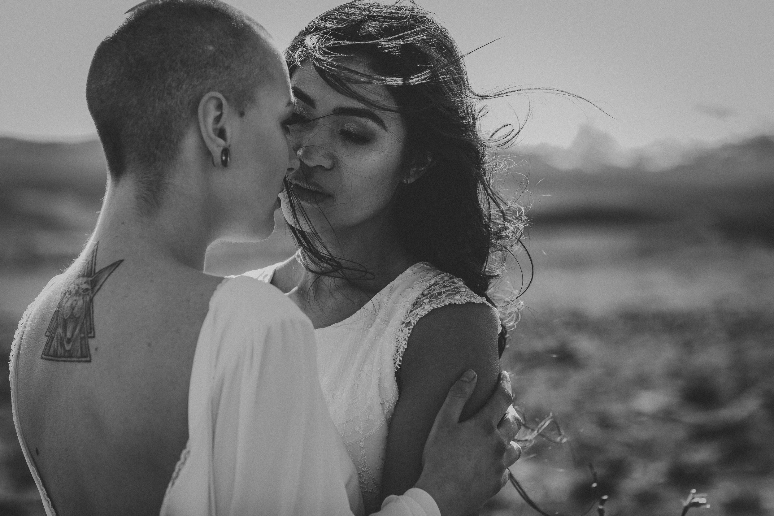 iceland elopement photographer , gay wedding in iceland , two brides iceland elopement