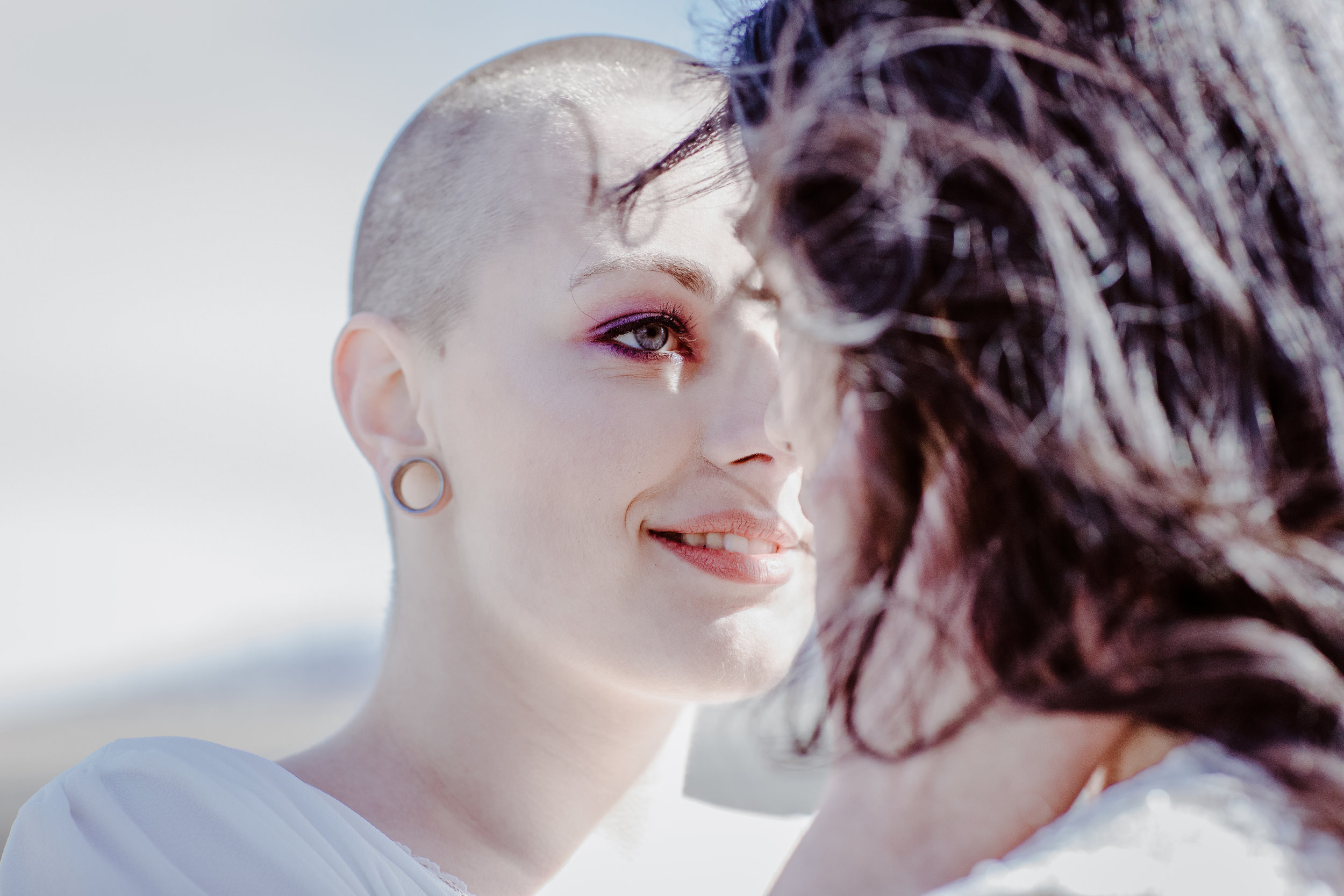 iceland elopement photographer , gay wedding in iceland , two brides iceland elopement