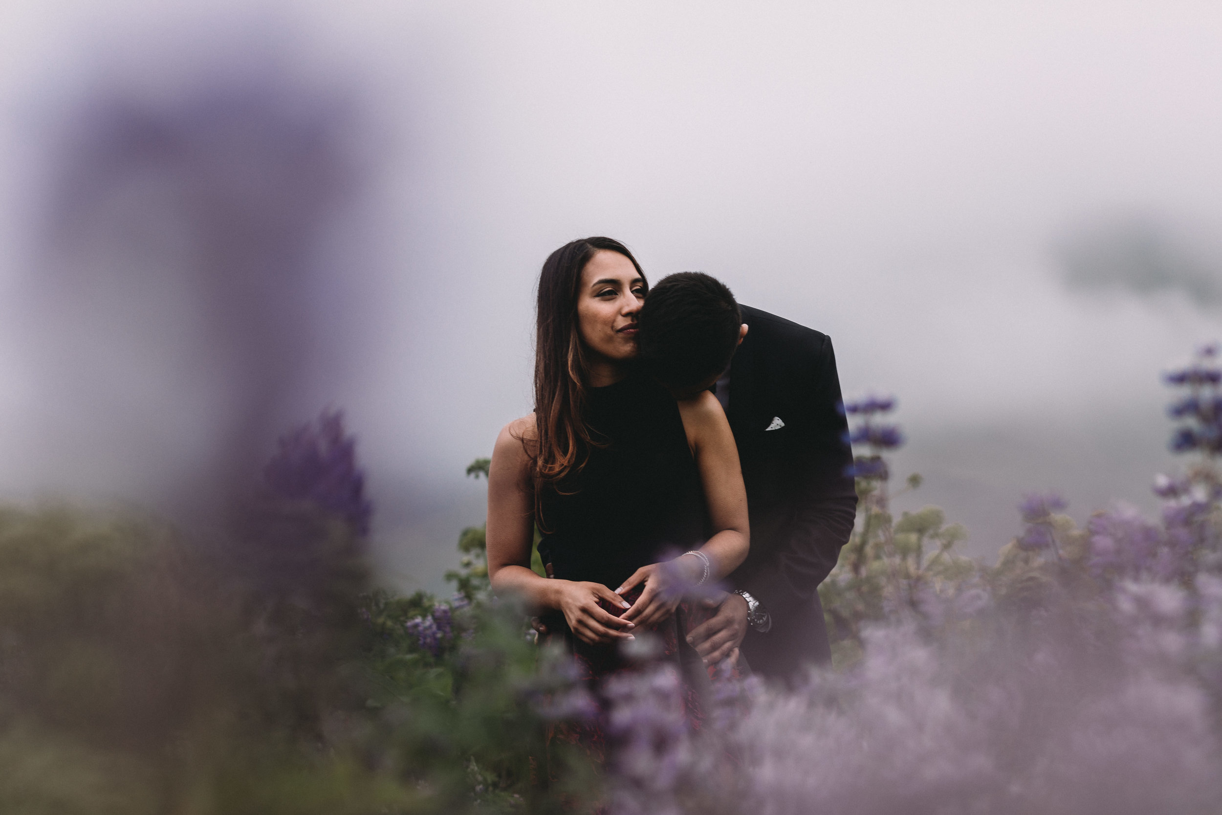 Iceland elopement photographer | Iceland south coast engagement photos | Iceland black sand beach wedding pictures