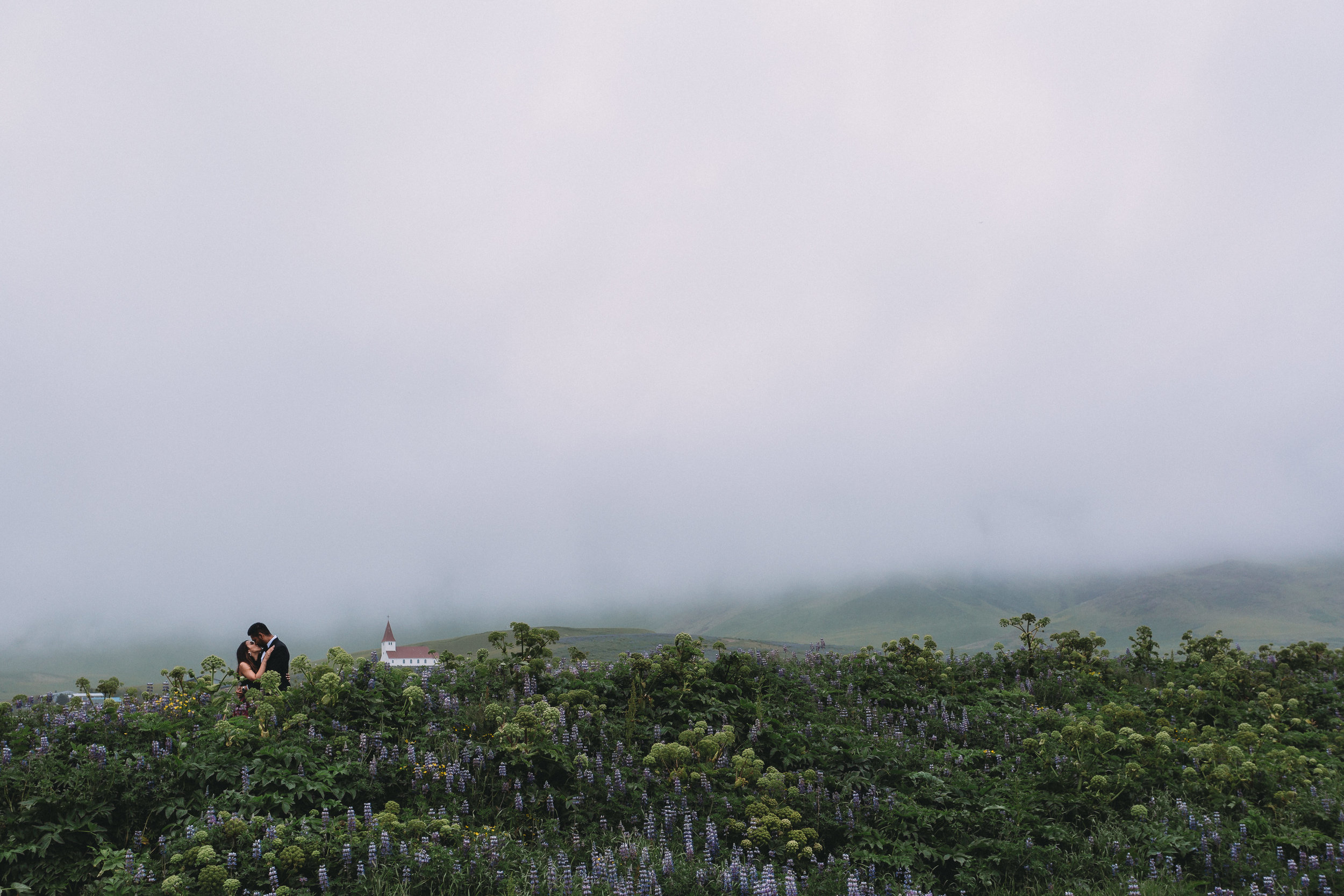 Iceland elopement photographer | Iceland south coast engagement photos | Iceland Skogafoss wedding pictures