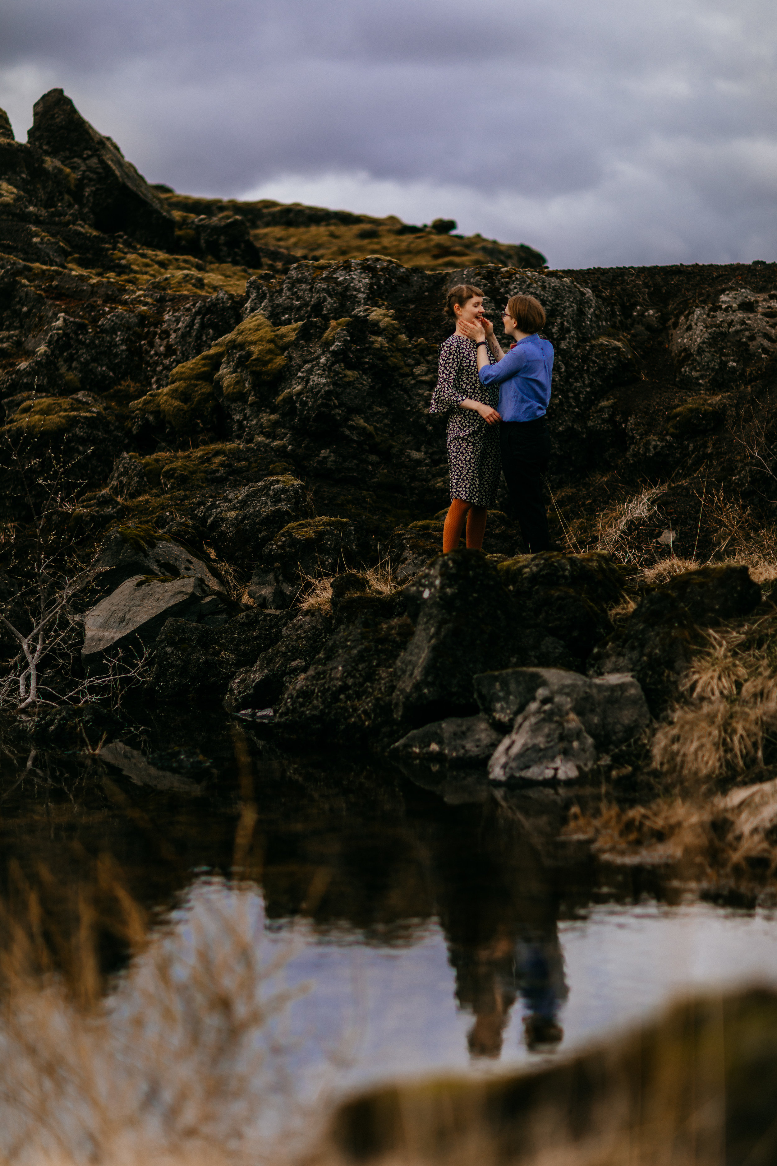 iceland lqbtq engagement session | iceland wedding photographer