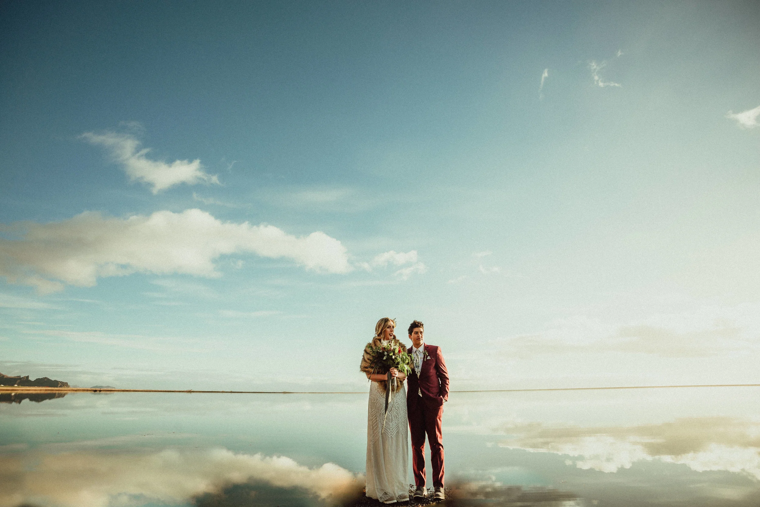 Reynisfjara Beach Iceland Elopement | Iceland Elopement Photographer