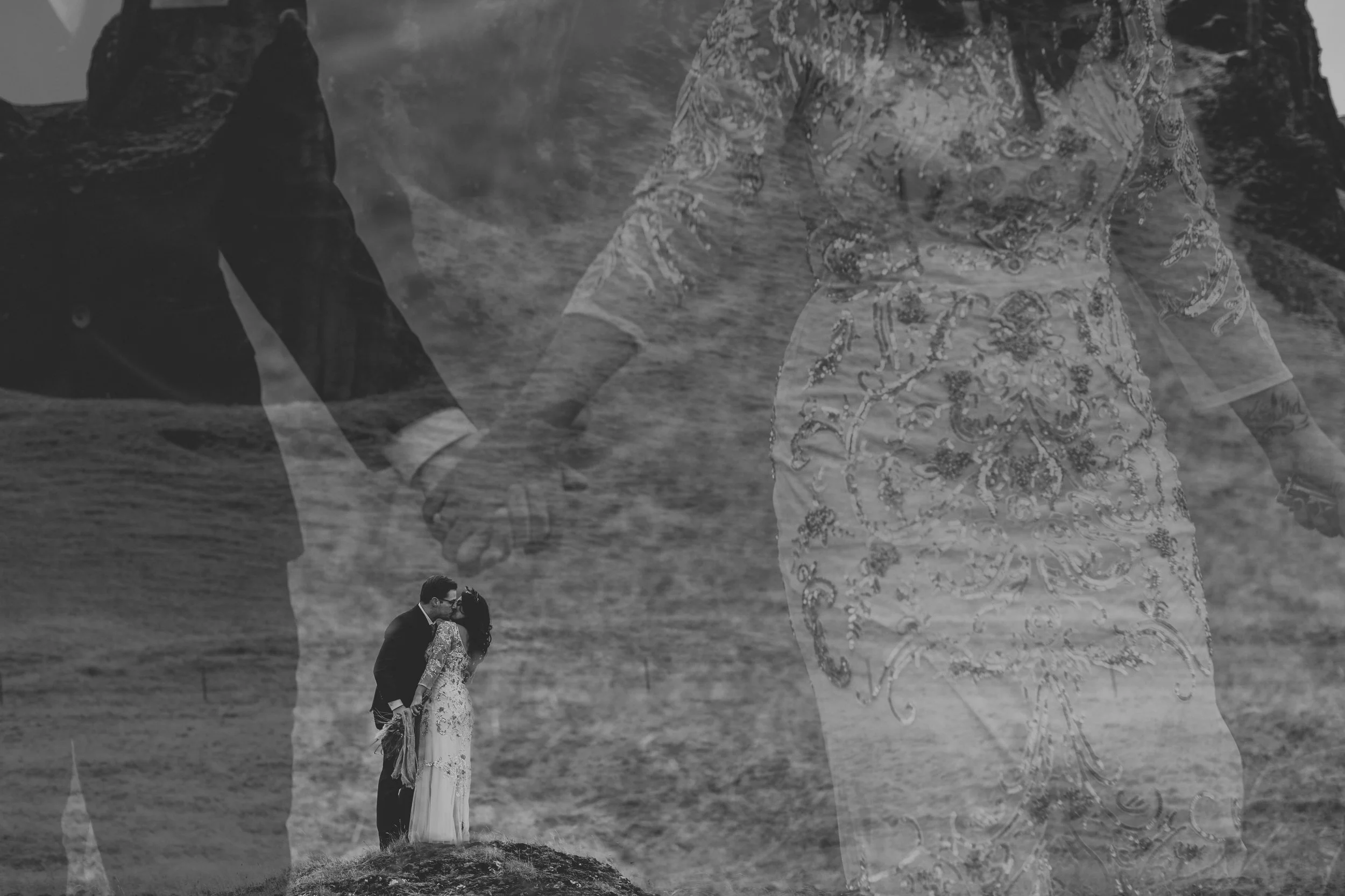 Iceland Elopement in Winter Escaping a Blizzard | Iceland Elopement Photographer 