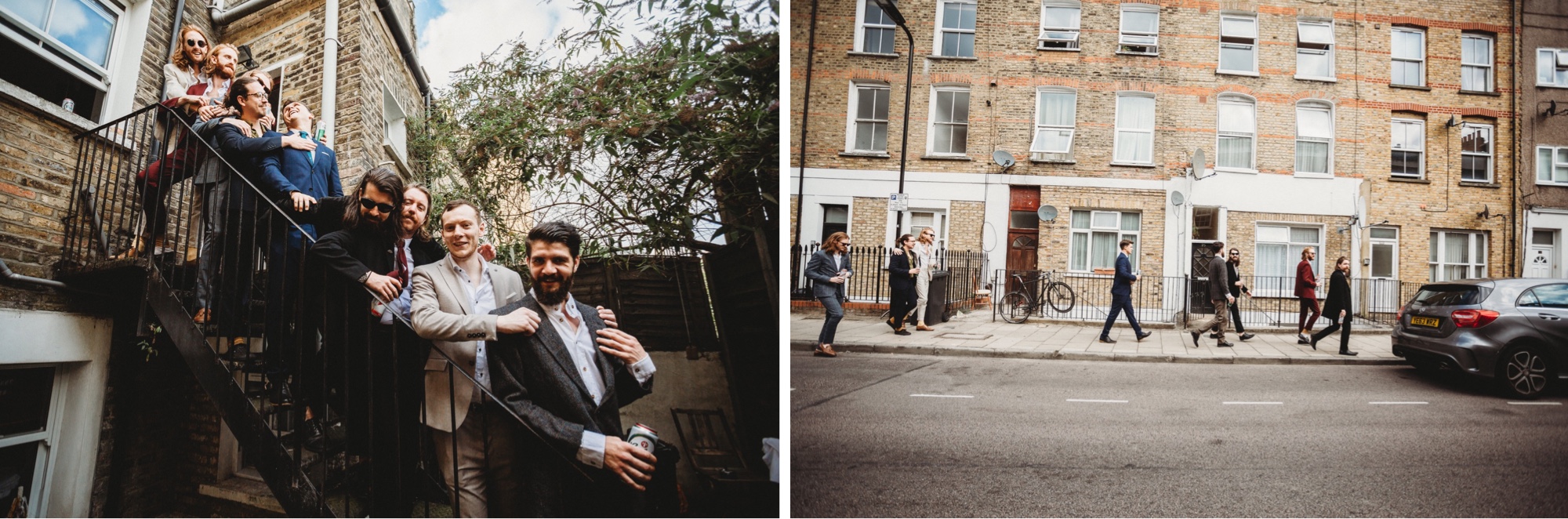 London wedding groomsmen by zakas photography