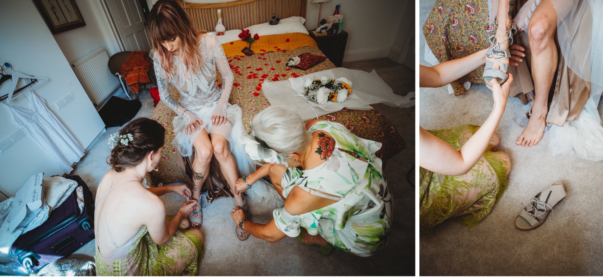 hackney London wedding tattooed bride by zakas photography