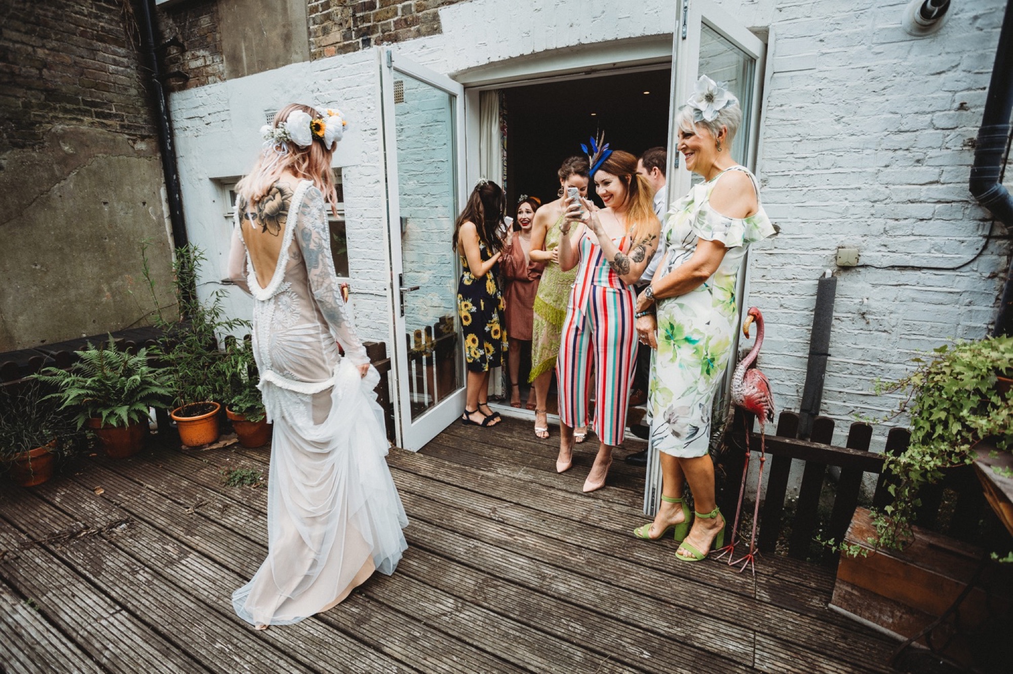 hackney London wedding bride portraits by zakas photography 